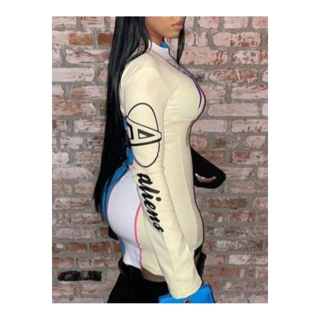 “Racey” Long Sleeve Bodycon Dress