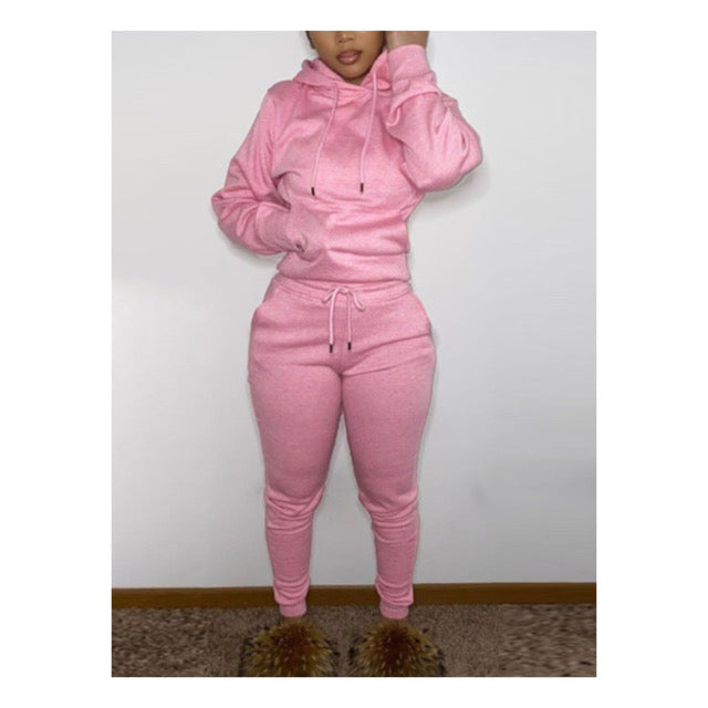 Pink “Snug Fit” Sweatsuit