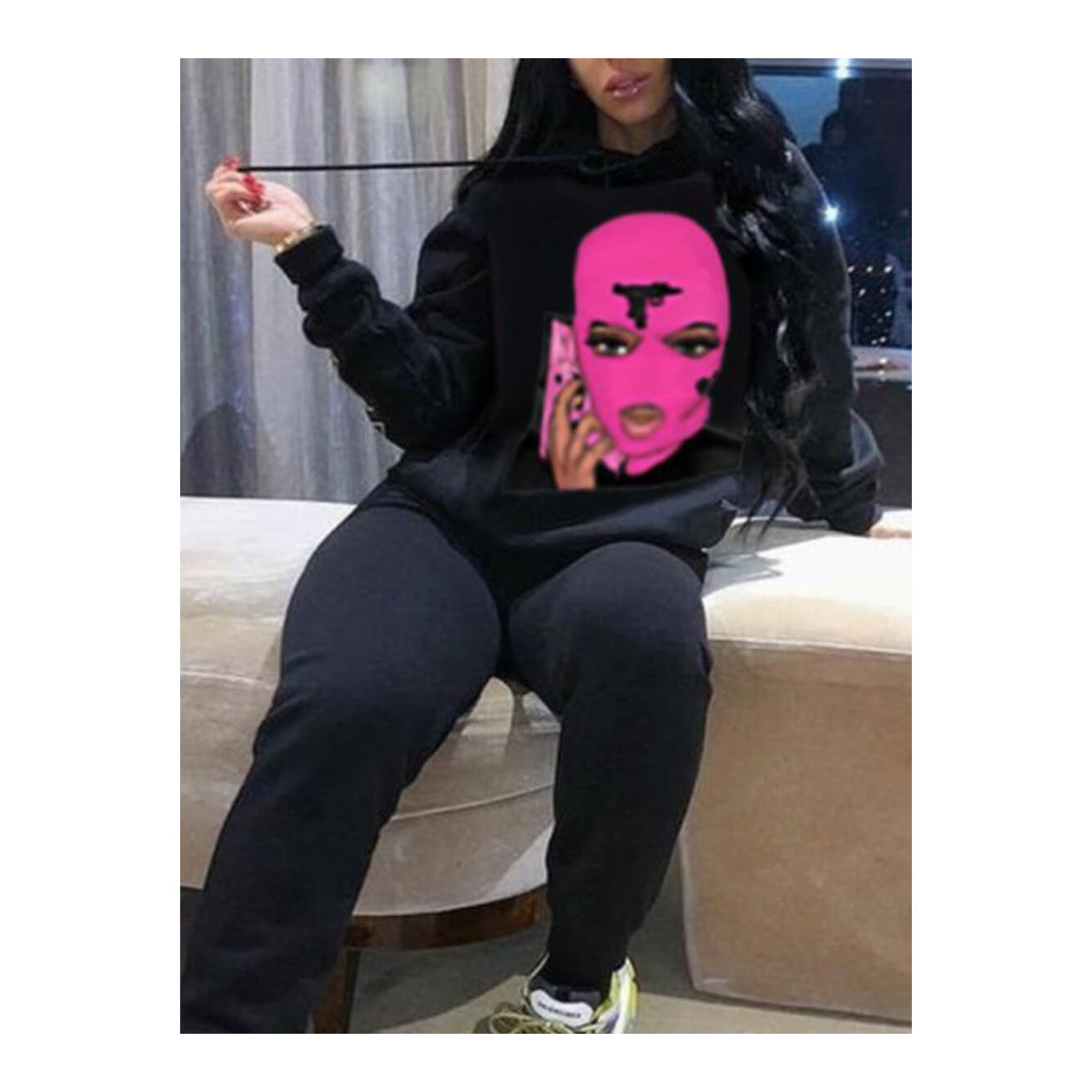 Black “Robbery” Sweatsuit