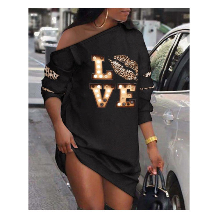 “Love” T Shirt Dress