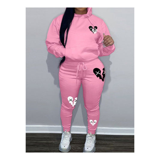 Pink “Broken Heart” Sweatsuit