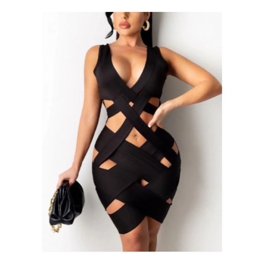 Cut Out Bodycon Dress *Restocked